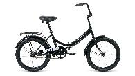 Велосипед складной Altair City d-20 1x1 (2021) 14" черный/серый